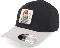 Bad Santa Dog Black/Silver Wooly Combed Flexfit - Iconic