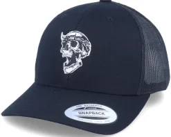 Bandana Skull Black Trucker - Born To Ride