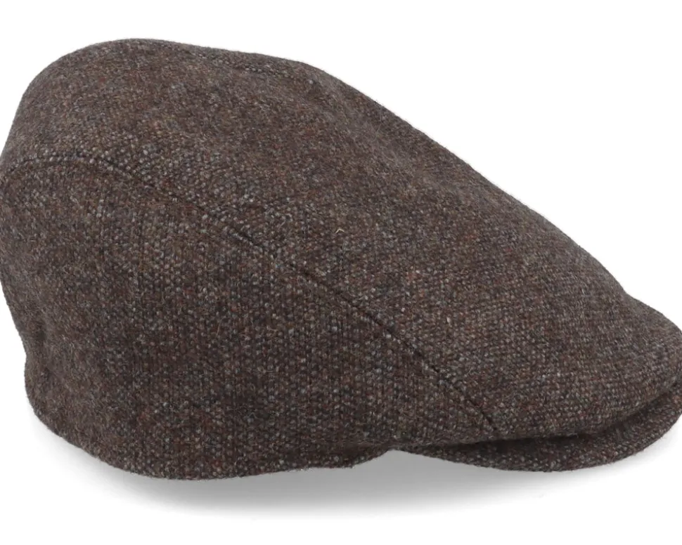 Bang El Wool Mix 88 Brown Flat Cap - MJM Hats