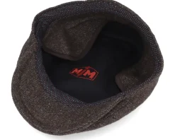 Bang El Wool Mix 88 Brown Flat Cap - MJM Hats