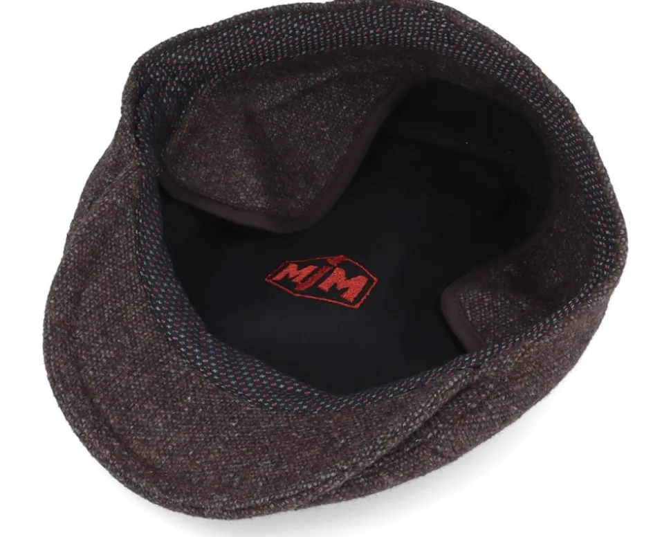 Bang El Wool Mix 88 Brown Flat Cap - MJM Hats