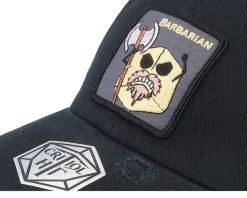 Barbarian Dad Cap Destroyed Black Adjustable - Critiql Hit