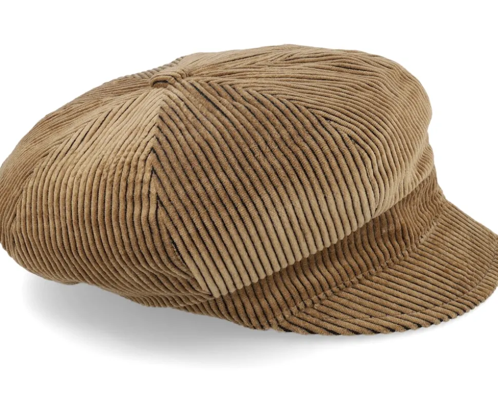 Barones W 32 Cotton Velvet Beige Vega Cap - MJM Hats