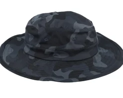 Base Over Sun Hat Black Camo Bucket - Fox