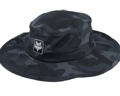 Base Over Sun Hat Black Camo Bucket - Fox