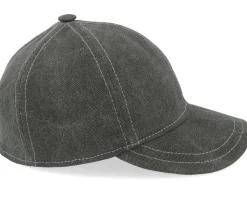 Baseball Canvas Black Fitted - MJM Hats