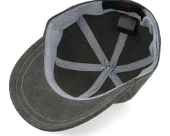 Baseball Canvas Black Fitted - MJM Hats