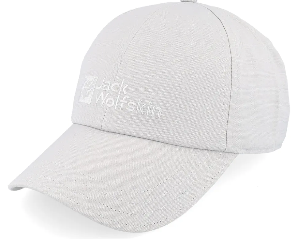 Baseball Cap Silver Grey Dad Cap - Jack Wolfskin