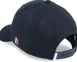 Baseball Cap Suede Ii Black Adjustable - Les Deux