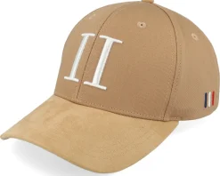 Baseball Cap Suede Ii Camel/Light Ivory Adjustable - Les Deux