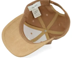 Baseball Cap Suede Ii Camel/Light Ivory Adjustable - Les Deux