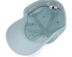 Baseball Delave Organic Cotton Dusk Blue Fitted Dad Cap - Stetson