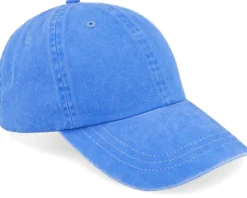 Baseball Dyed Cotton Twill Blue Dad Cap - MJM Hats