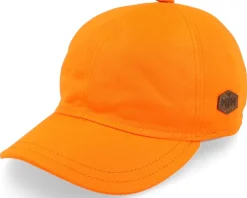 Baseball El Safety Polyester Orange Earflap - MJM Hats