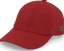 Baseball Harris Tweed Red Dad Cap - MJM Hats
