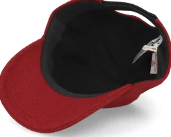 Baseball Harris Tweed Red Dad Cap - MJM Hats