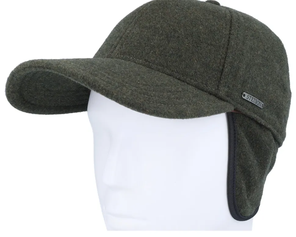 Baseball Wool/Cashmere Moss Ear Flap - Stetson