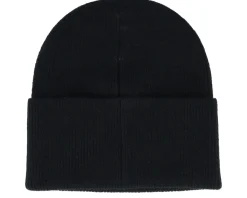 Basic Beanie Wool Black Cuff - Djinns