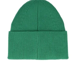 Basic Beanie Wooly Knit Kelly Green Cuff - Djinns