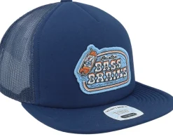 Bass Brains Boat High Profile Ha Washed Navy Trucker - Brixton