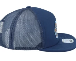 Bass Brains Boat High Profile Ha Washed Navy Trucker - Brixton