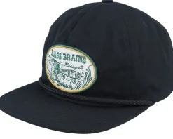 Bass Brains Swim High Profile Black Snapback - Brixton