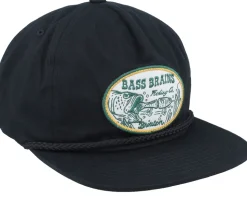 Bass Brains Swim High Profile Black Snapback - Brixton