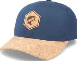 Bass Patch Navy/Cork Adjustable - Hunter