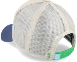 Bauhaus-Wave Sand/Navy Coastal Trucker - Coastal