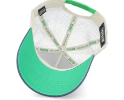 Bauhaus-Wave Sand/Navy Coastal Trucker - Coastal