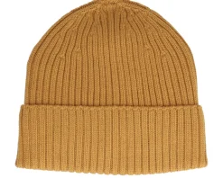Beanie 100% Merino Wool Curry Cuff - MJM Hats
