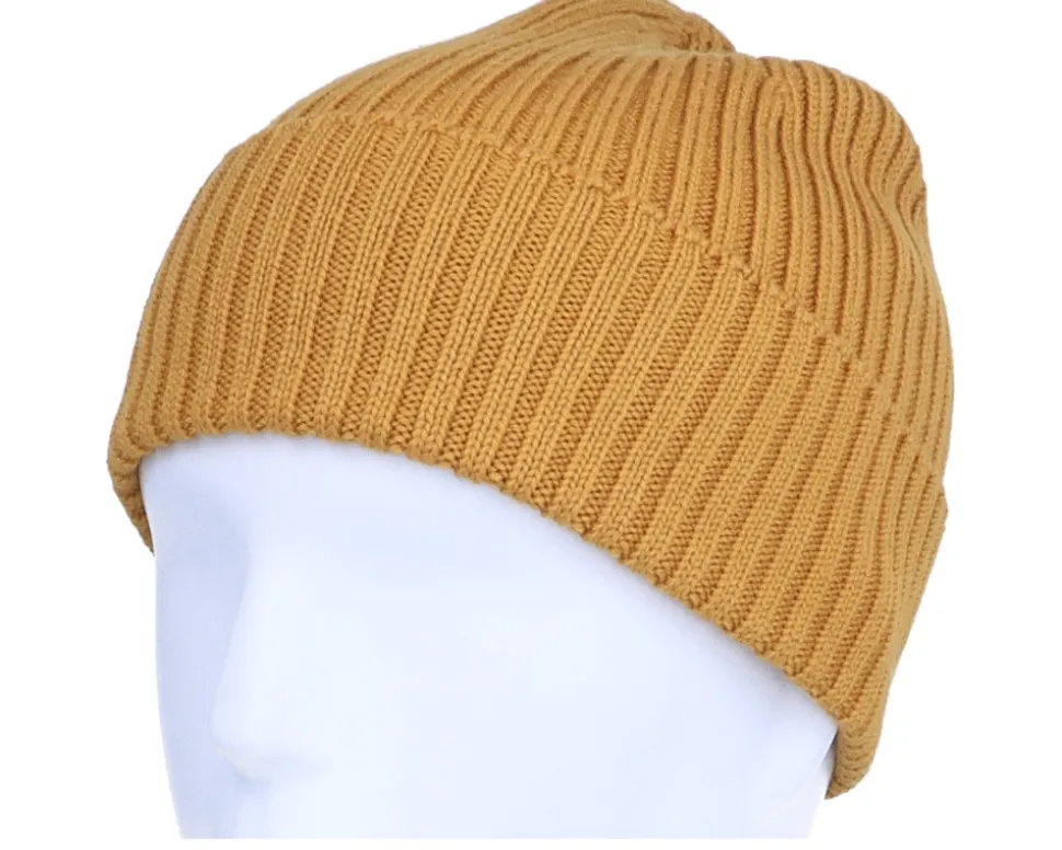 Beanie 100% Merino Wool Curry Cuff - MJM Hats