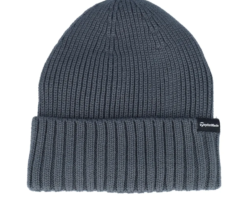 Beanie Charcoal Heather Grey Cuff - Taylor Made