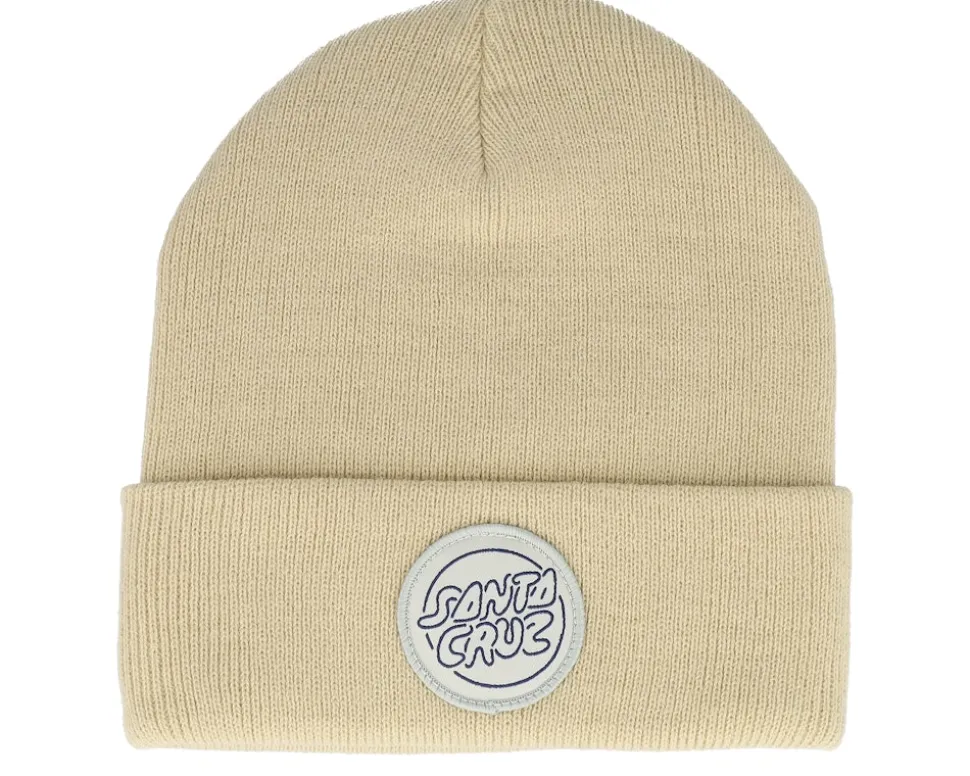 Beanie Contour Bubble Dot Calico Cuff - Santa Cruz