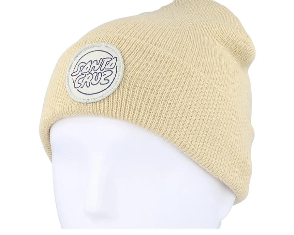 Beanie Contour Bubble Dot Calico Cuff - Santa Cruz