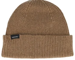 Beanie Hemavan Wool Camel Brown Cuff - Dedicated
