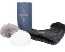 Beanie Kir Royal Grey Pol Pom - Cabaïa