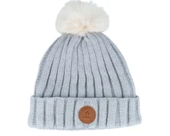 Beanie Kir Royal Light Grey Pol Pom - Cabaïa