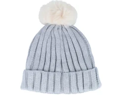 Beanie Kir Royal Light Grey Pol Pom - Cabaïa