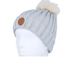 Beanie Kir Royal Light Grey Pol Pom - Cabaïa