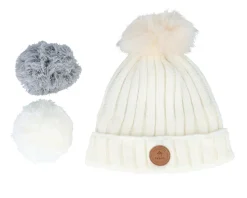 Beanie Kir Royal White Pom - Cabaïa