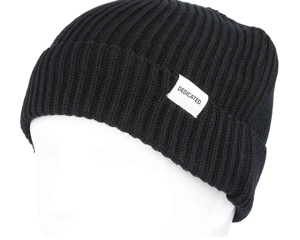 Beanie Lofoten Black Cuff - Dedicated