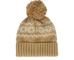 Beanie Spritz Beige Pol Pom - Cabaïa