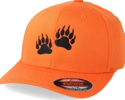 Bear Prints Orange Flexfit - Hunter