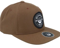 Beard Logo R Classic Tan Snapback - Bearded Man