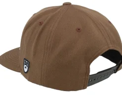 Beard Logo R Classic Tan Snapback - Bearded Man