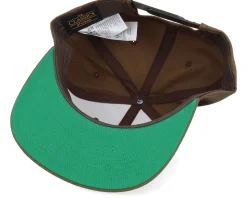 Beard Logo R Classic Tan Snapback - Bearded Man