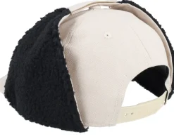 Bearded Boxing Gym Canvas Beige/Black Earflap - Bearded Man