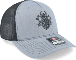 Bearded Skull Axe 112fp Split Heather Grey/Black Trucker - Vikings