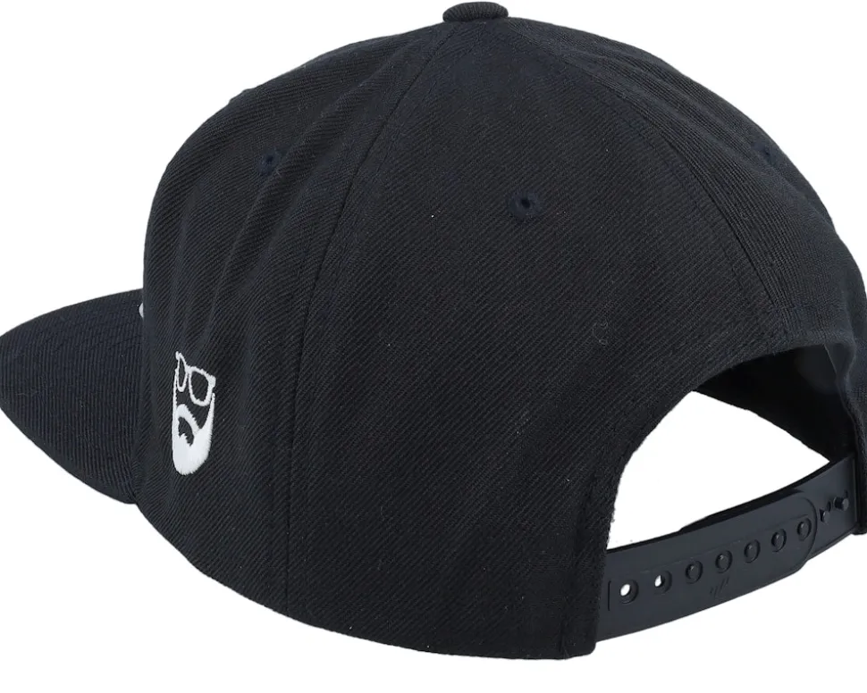 Bearded Skull Black Snapback - Bearded Man